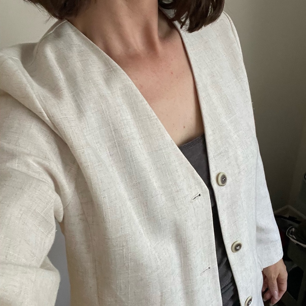Women's vintage Cream Blazer